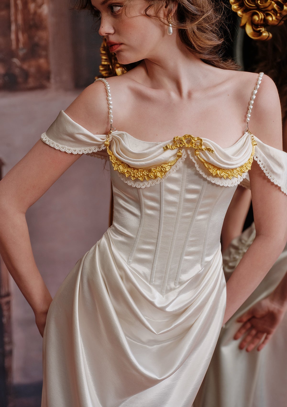 "Joan of Arc" Corset Dress