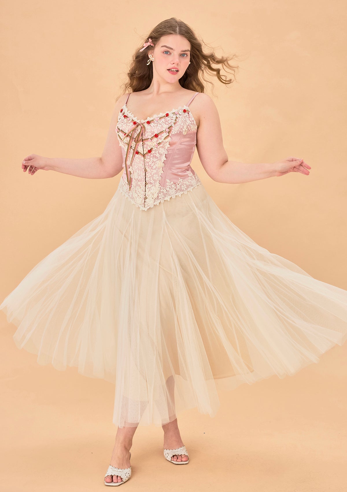 Curve & Plus Flower Fairy Corset