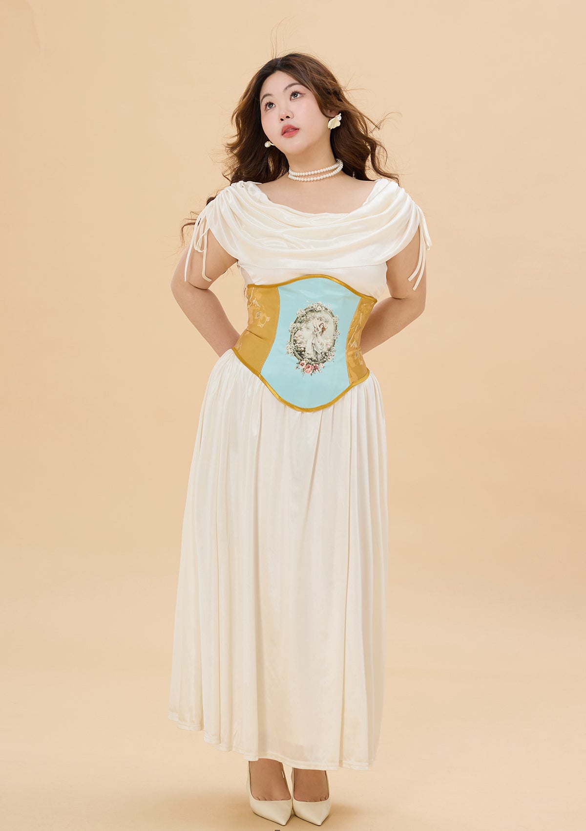 Curve & Plus Holy Golden Crown Corset (underbust)