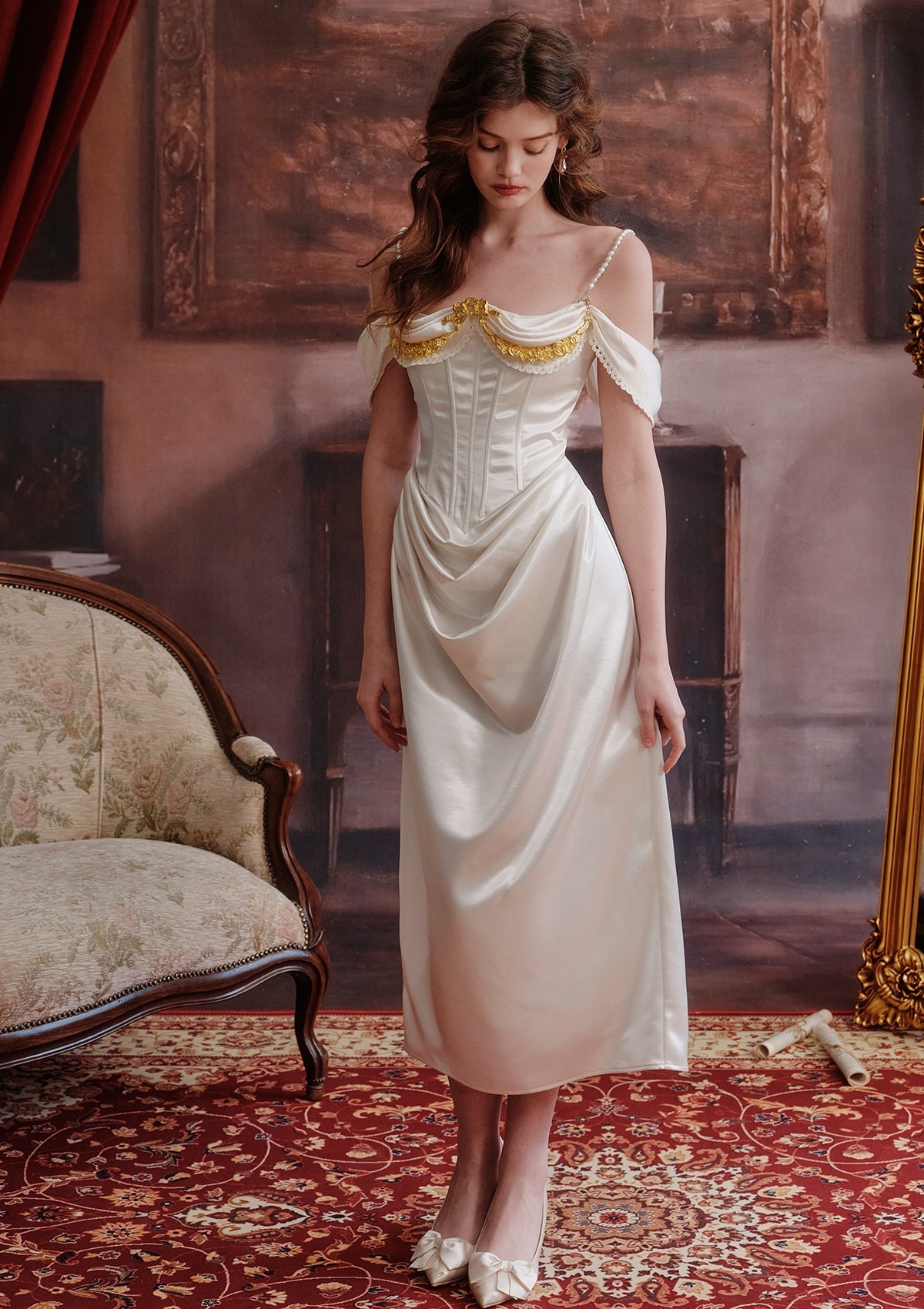 "Joan of Arc" Corset Dress