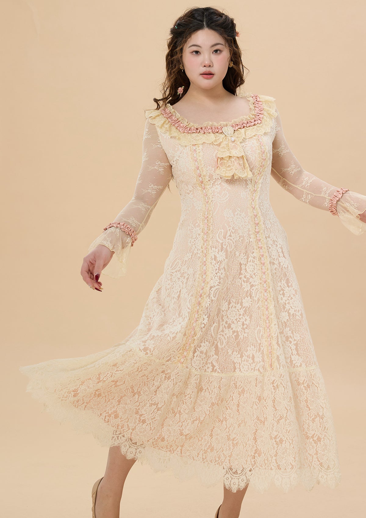 Curve & Plus Dreamland Novelist Knit Dress
