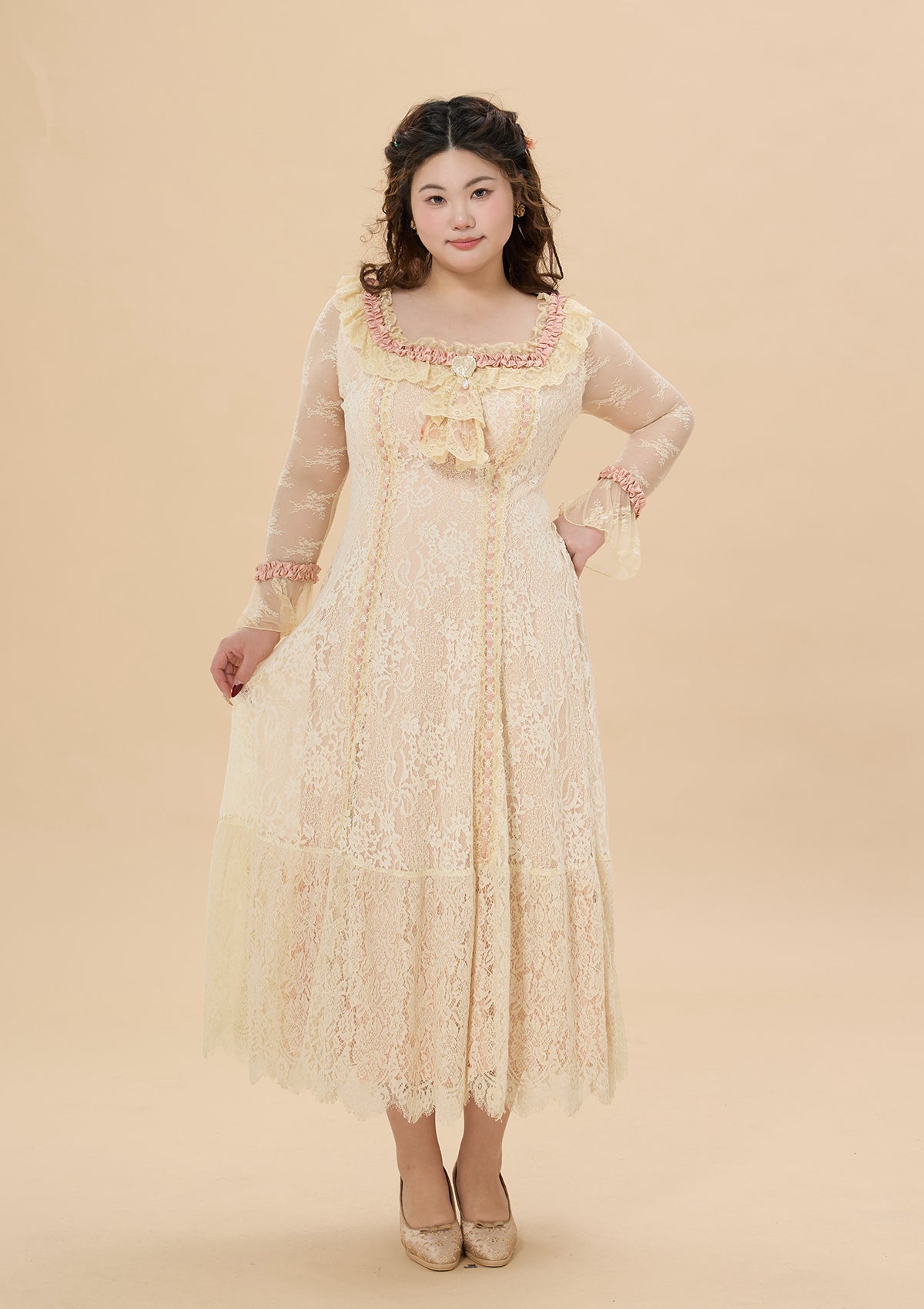 Curve & Plus Dreamland Novelist Knit Dress