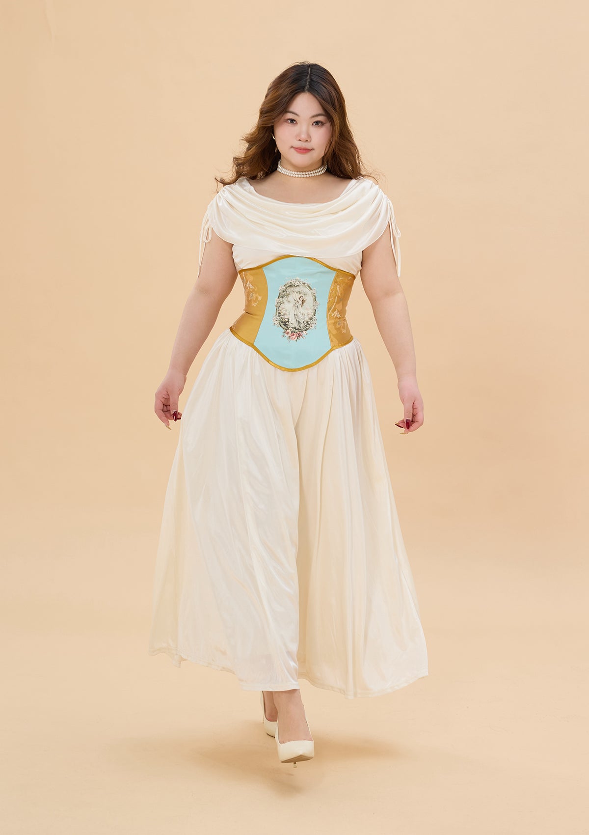 Curve & Plus Holy Golden Crown Corset (underbust)