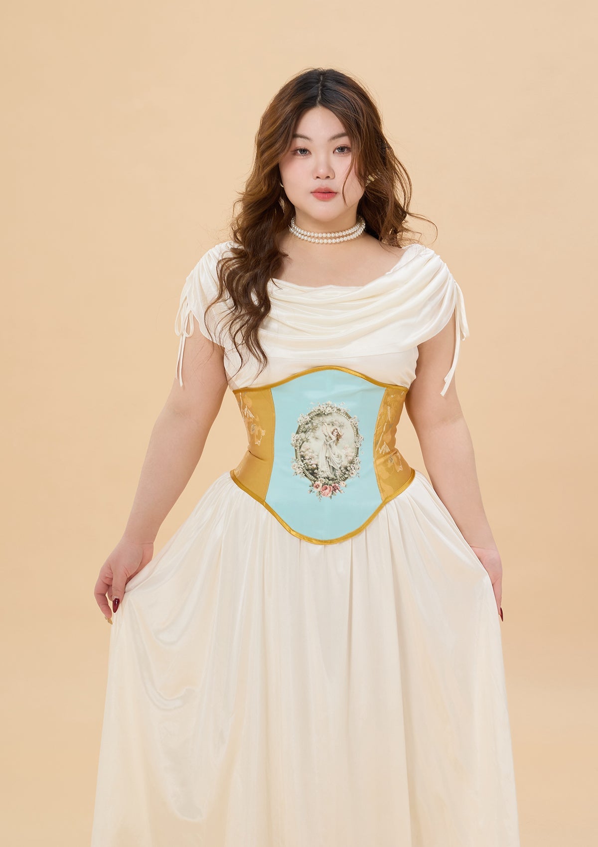 Curve & Plus Holy Golden Crown Corset (underbust)