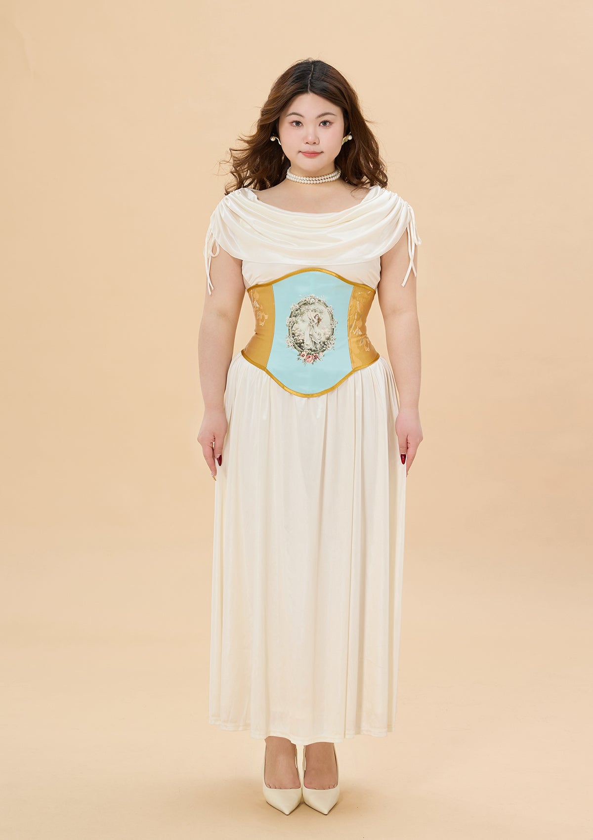 Curve & Plus Holy Golden Crown Corset (underbust)