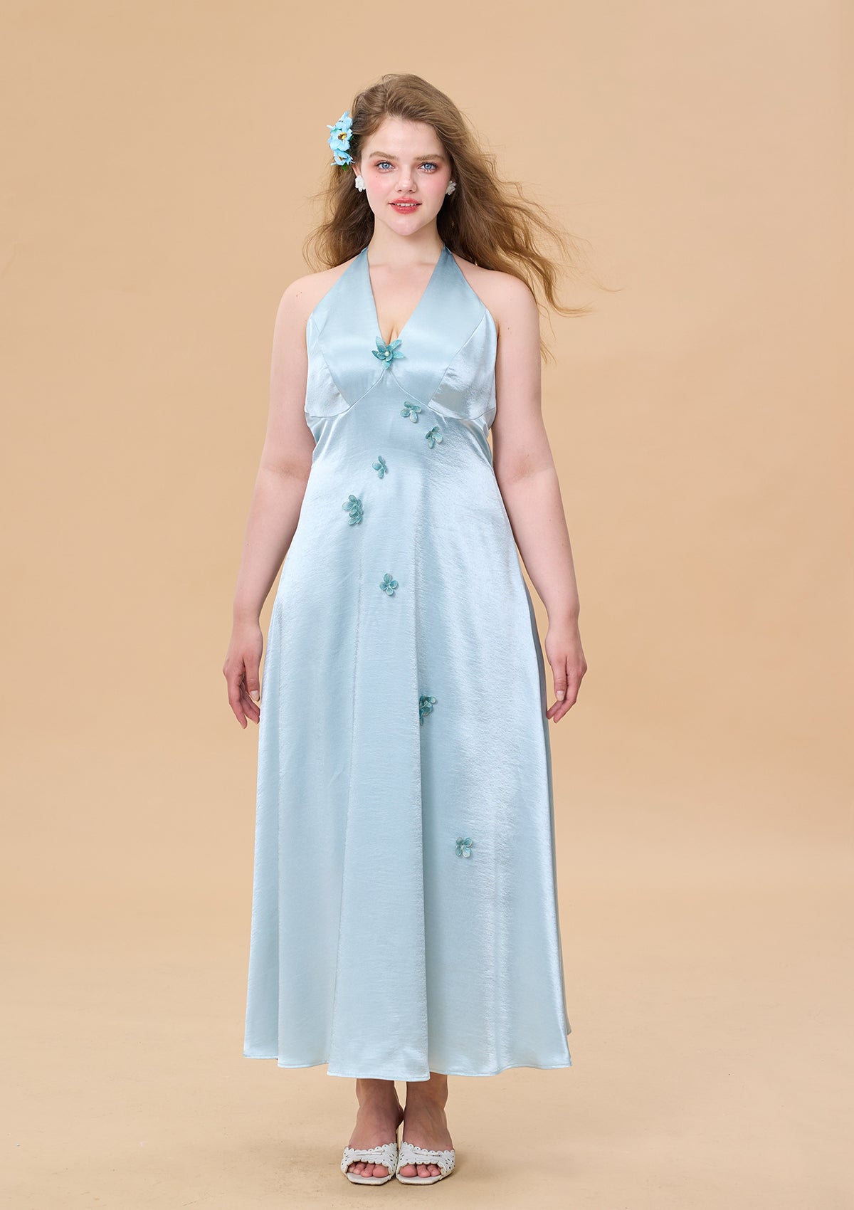 Curve & Plus Butterfly Pearl Dress