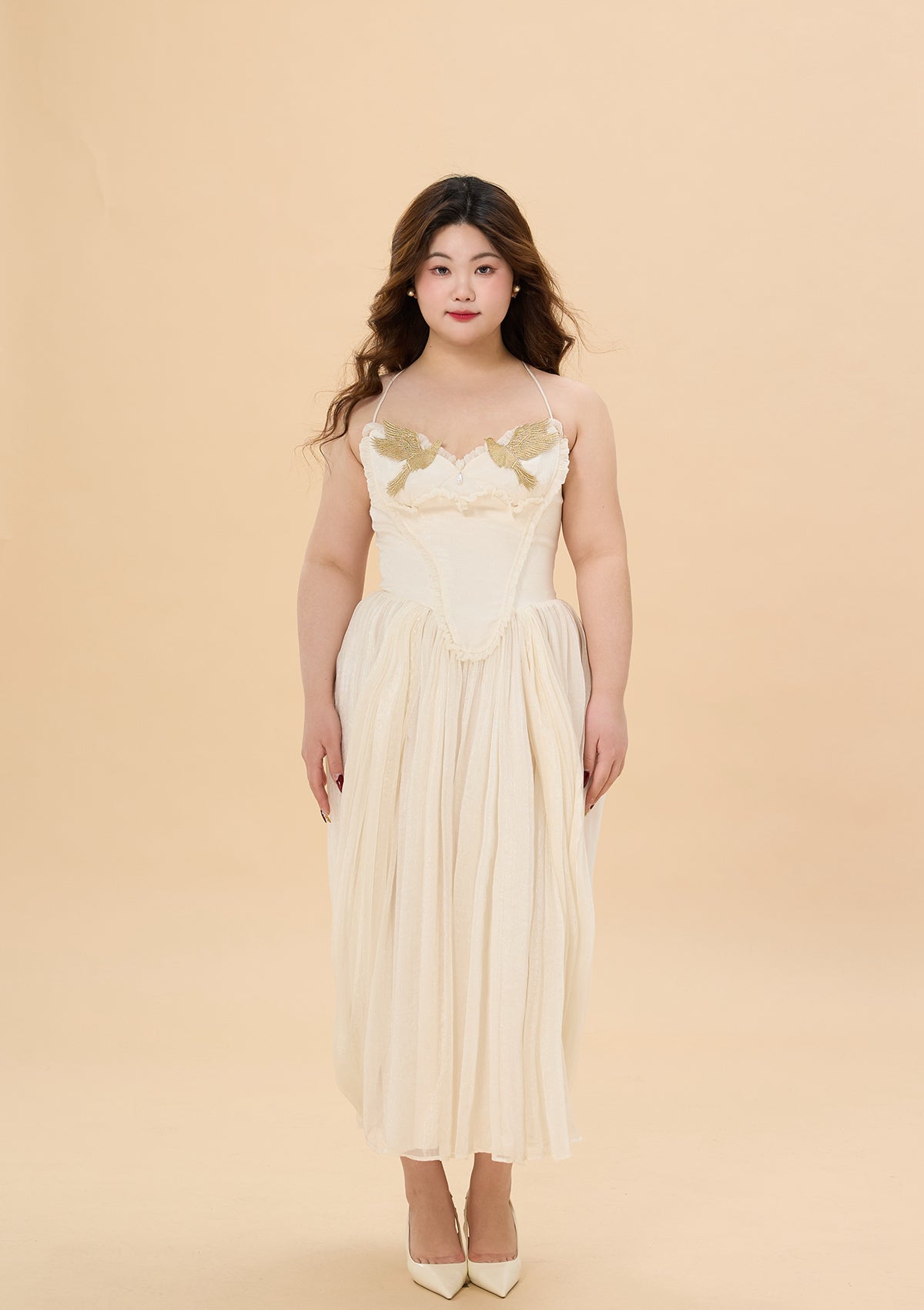 Curve & Plus "Date With An Angel"Corset Dress