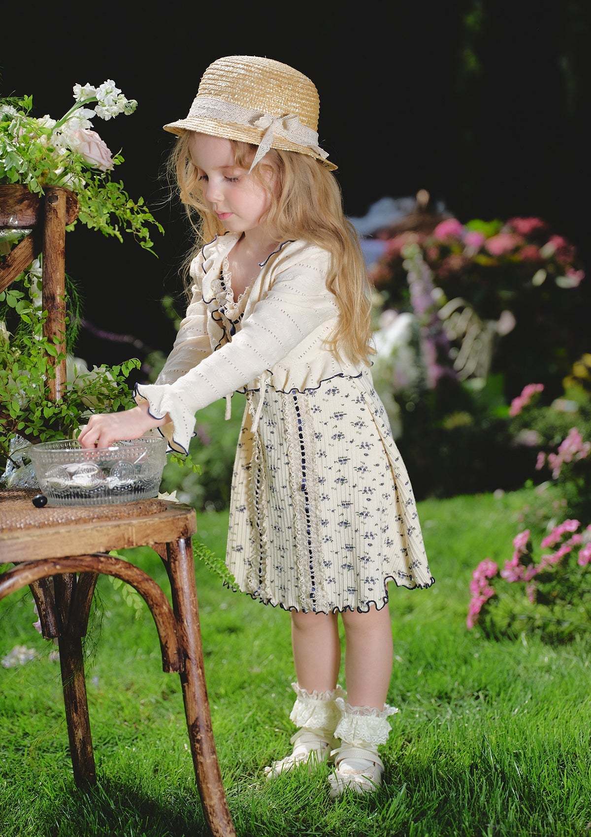 Toddler Girl Blueberry Dress