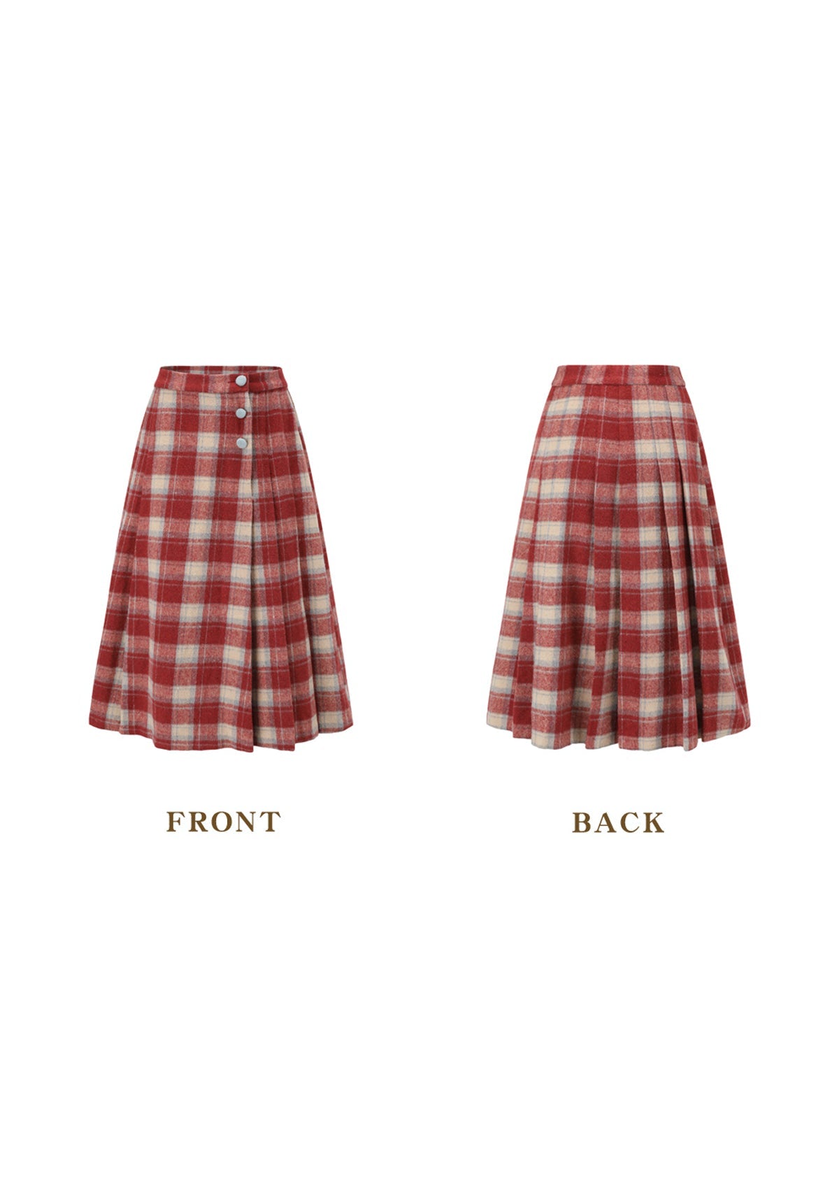 Curve & Plus Rosey Christmas Cottage Skirt