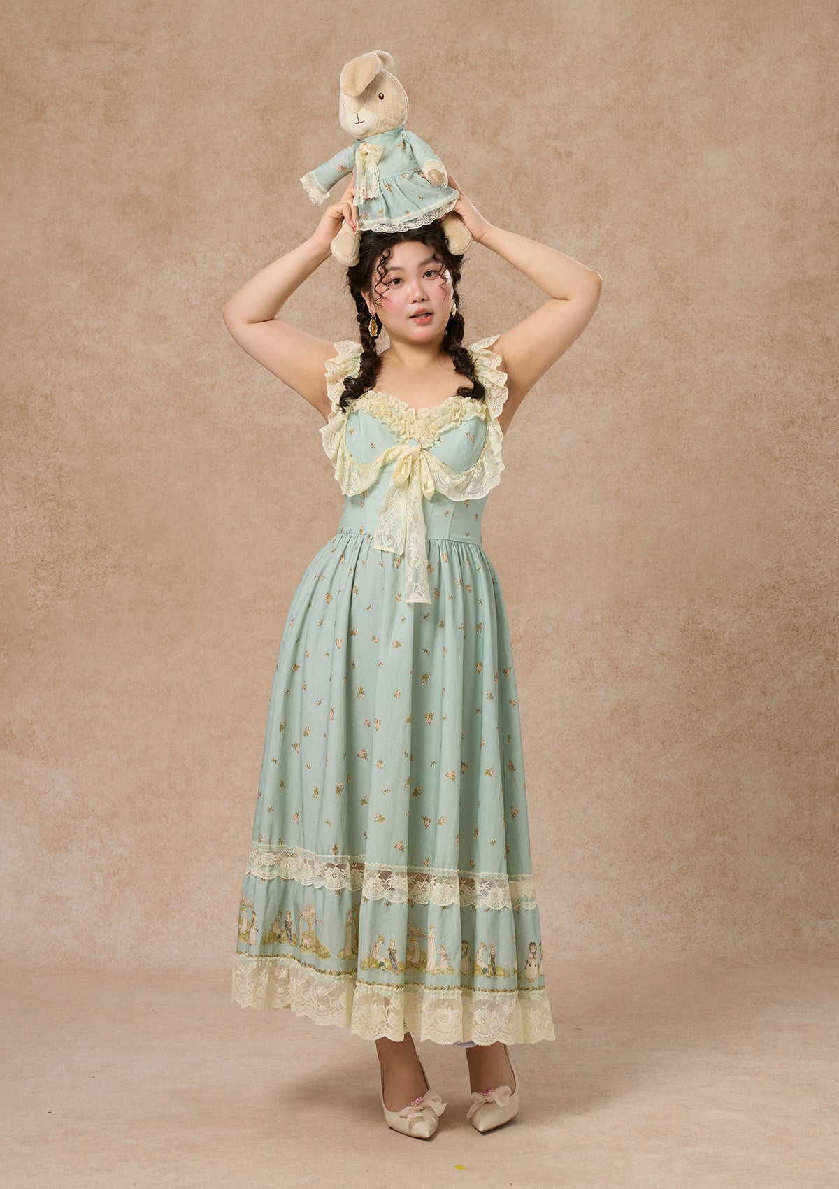 Curve&Plus Woodland Fairy Corset Dress (sleeveless)