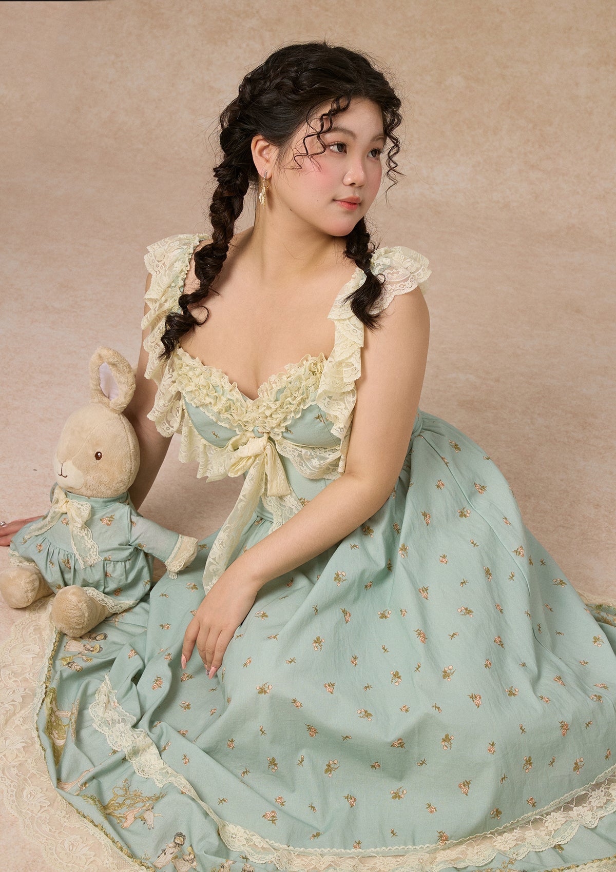 Curve&Plus Woodland Fairy Corset Dress (sleeveless)