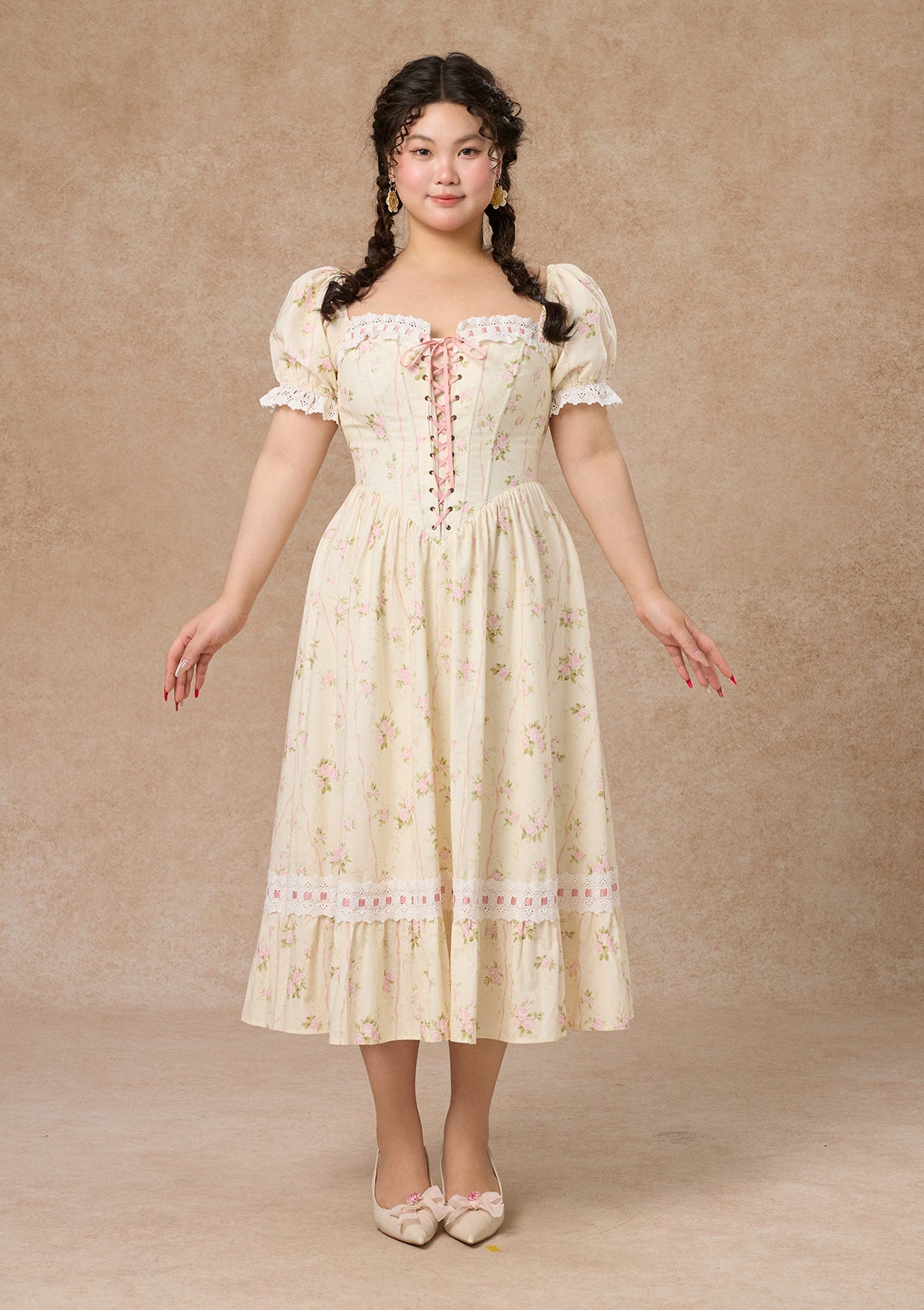 Curve & Plus Kapok Diary Corset Dress