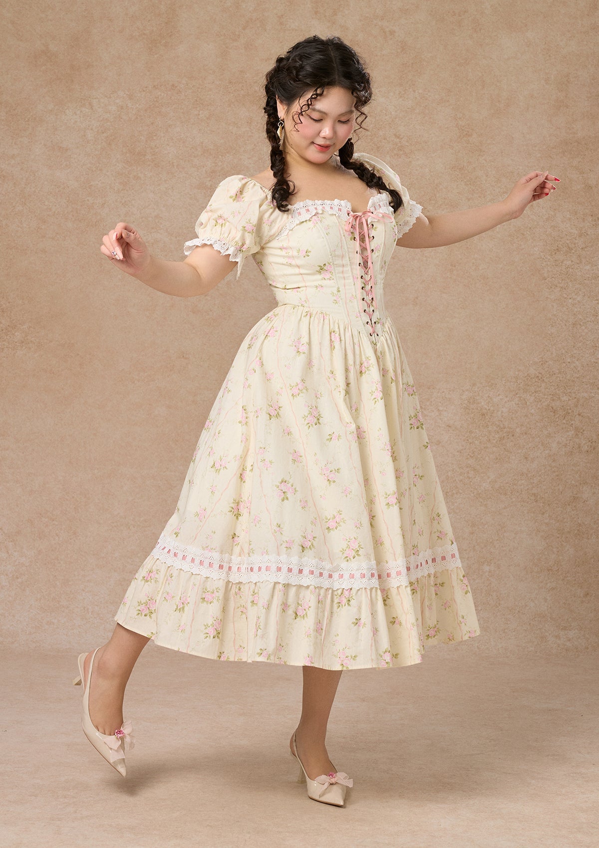 Curve & Plus Kapok Diary Corset Dress