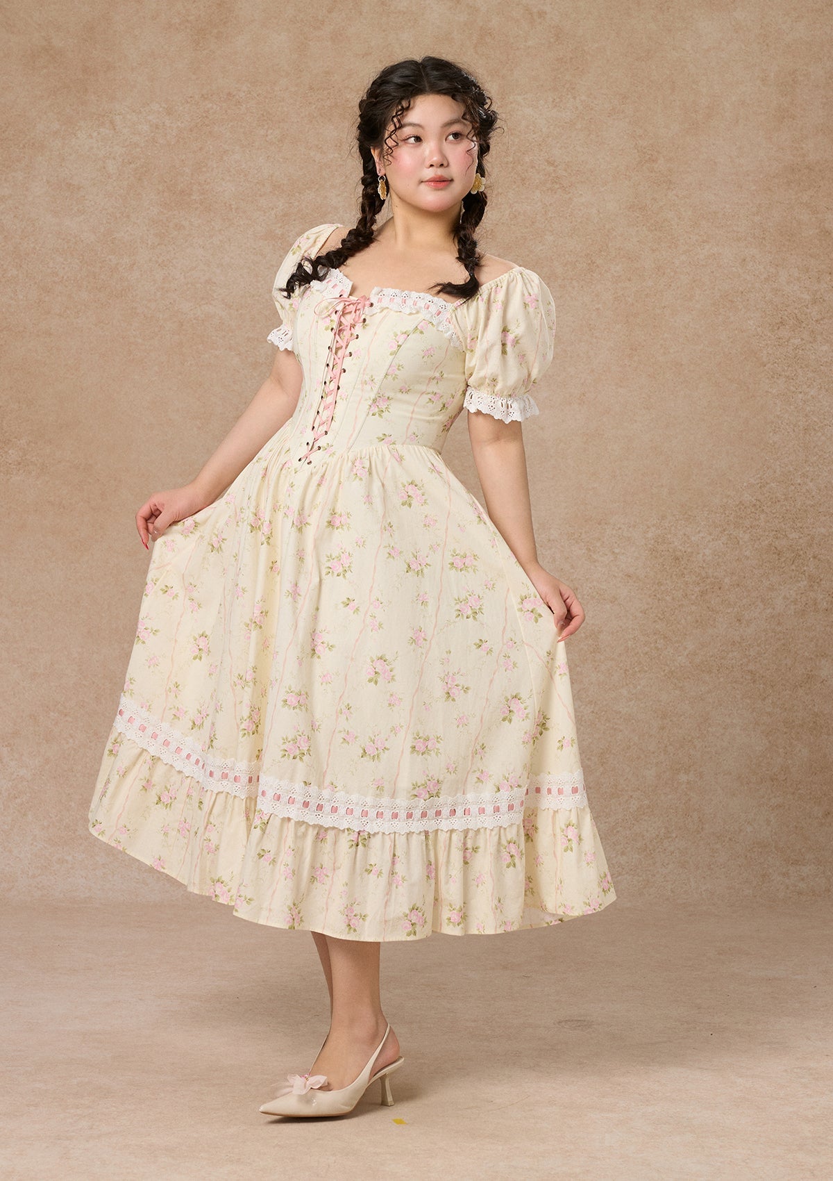Curve & Plus Kapok Diary Corset Dress
