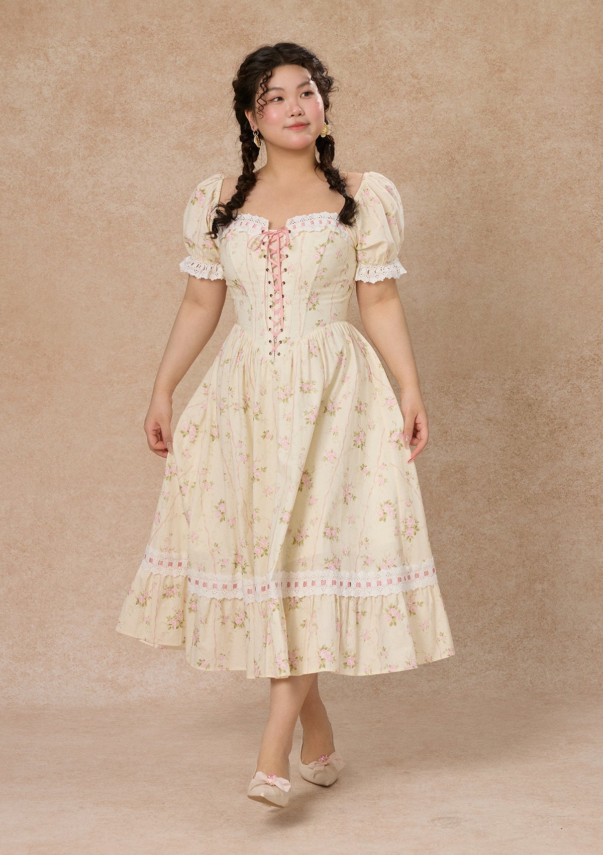 Curve & Plus Kapok Diary Corset Dress