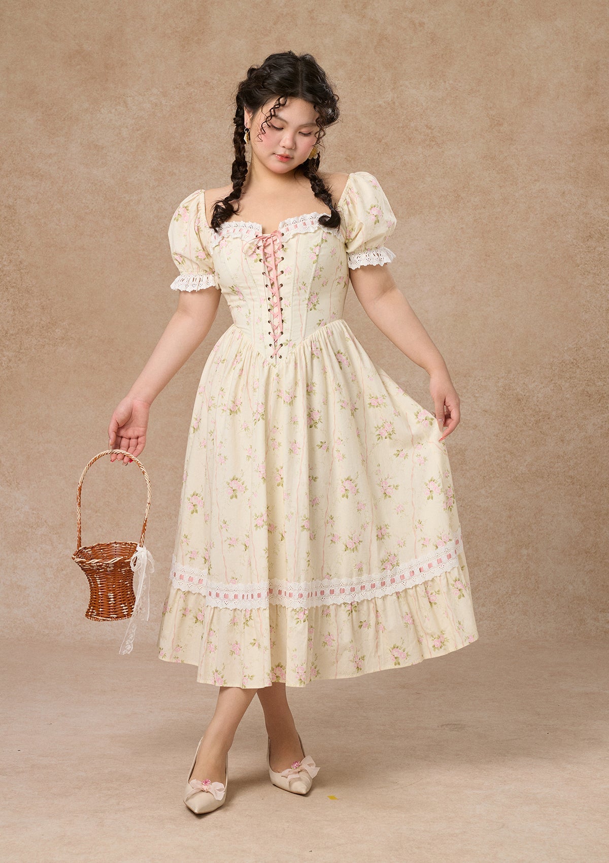 Curve & Plus Kapok Diary Corset Dress