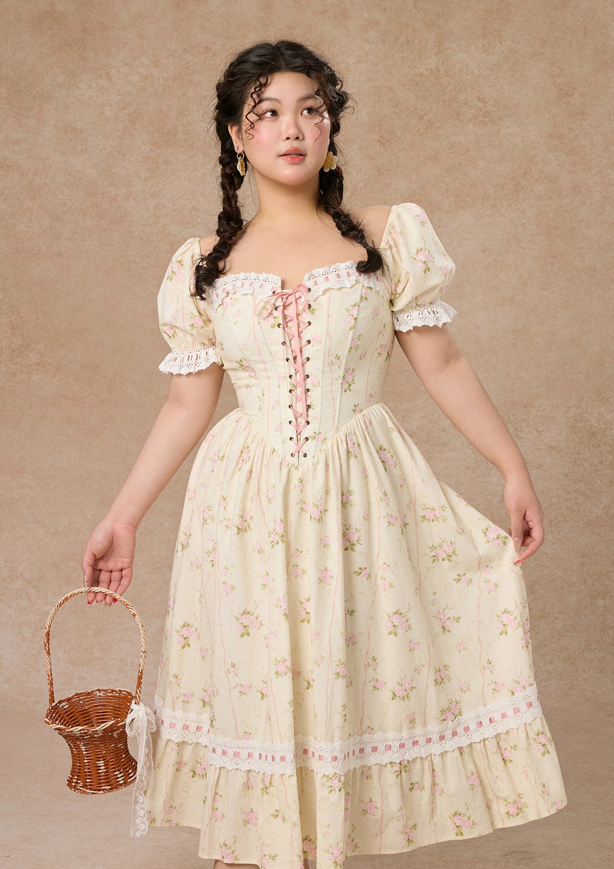 Curve & Plus Kapok Diary Corset Dress