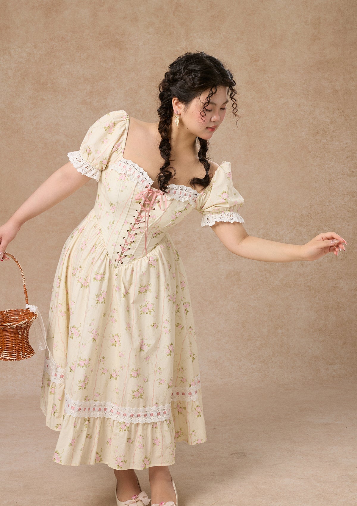 Curve & Plus Kapok Diary Corset Dress