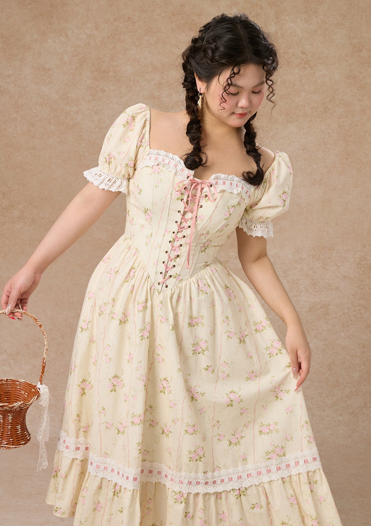 Curve & Plus Kapok Diary Corset Dress