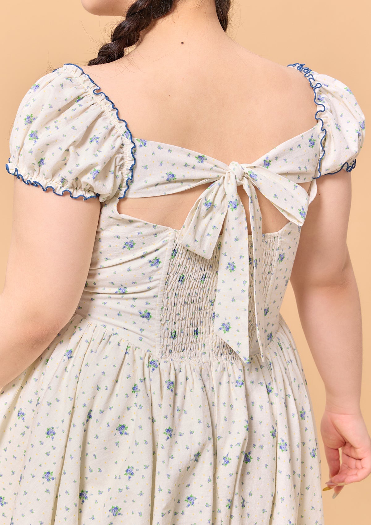 Curve & Plus Blueberry Jam Jar Dress