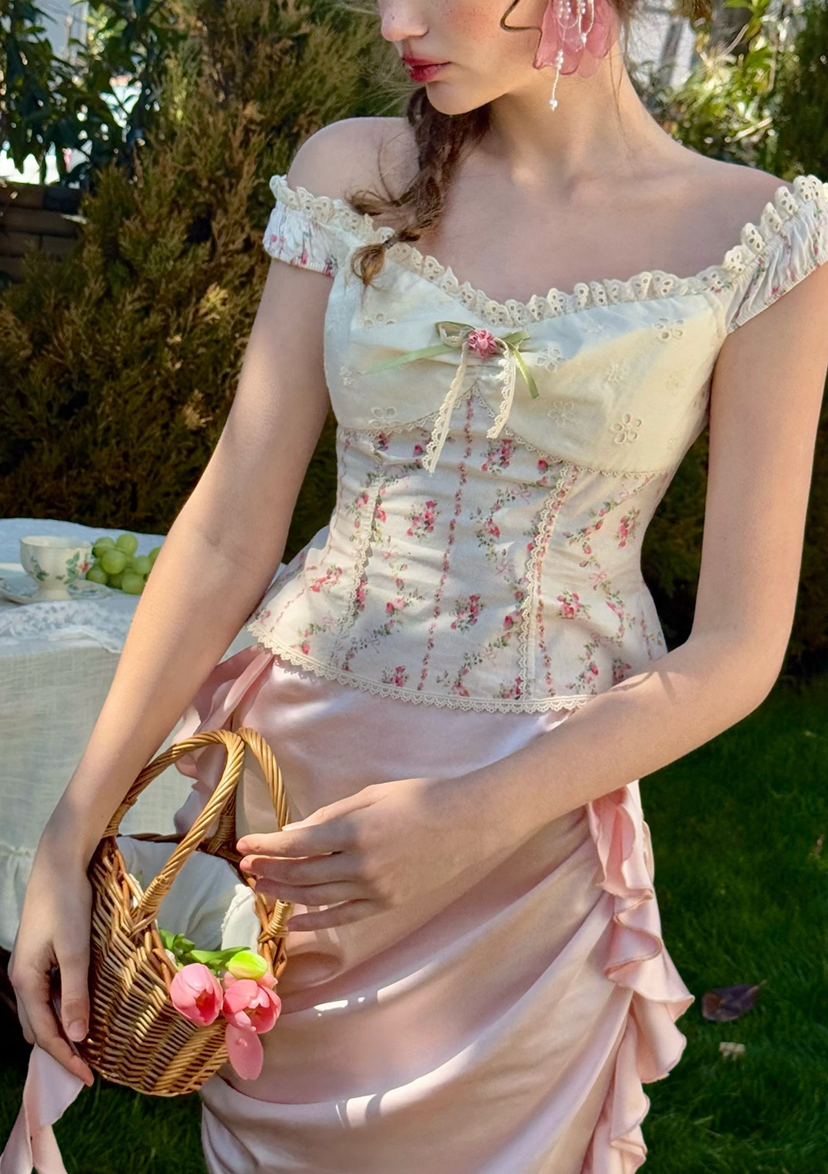 Rose Cake Cup Top