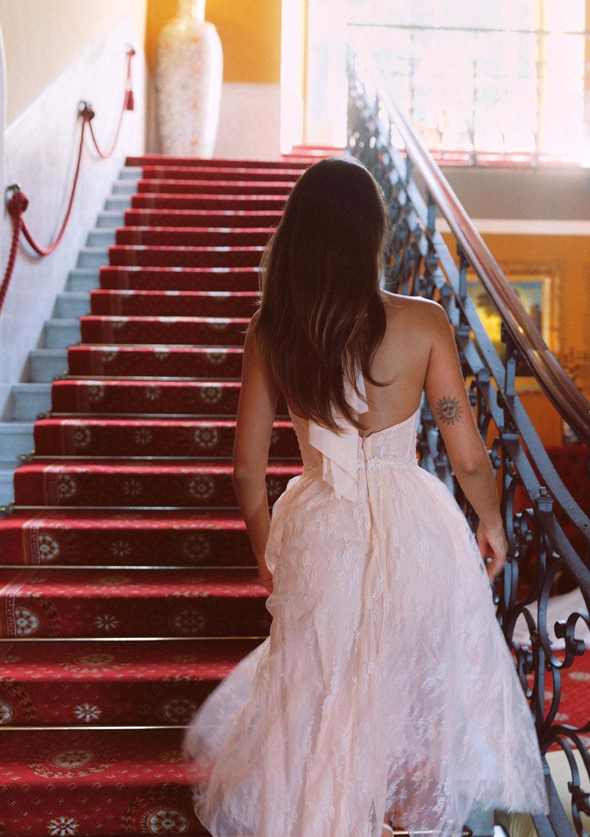 Lace Lover Letter Corset Dress