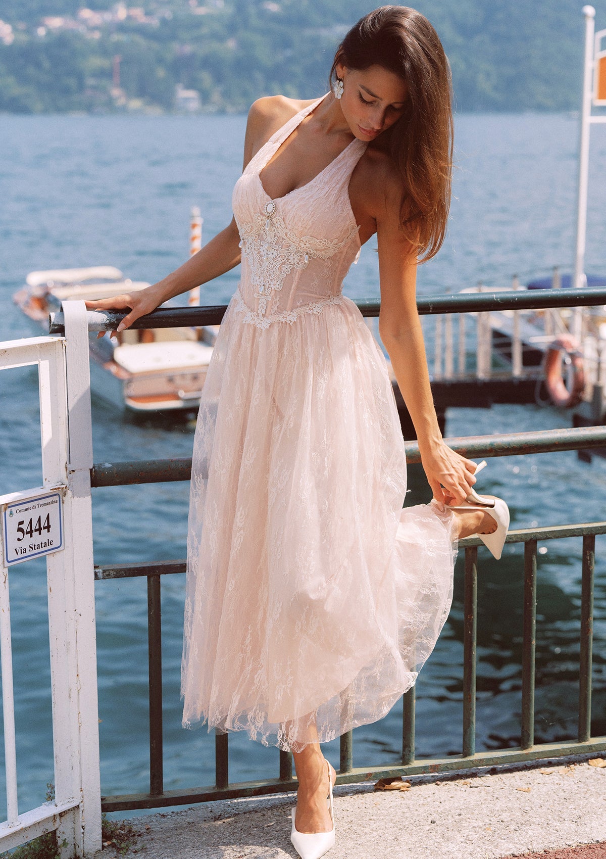 Lace Lover Letter Corset Dress