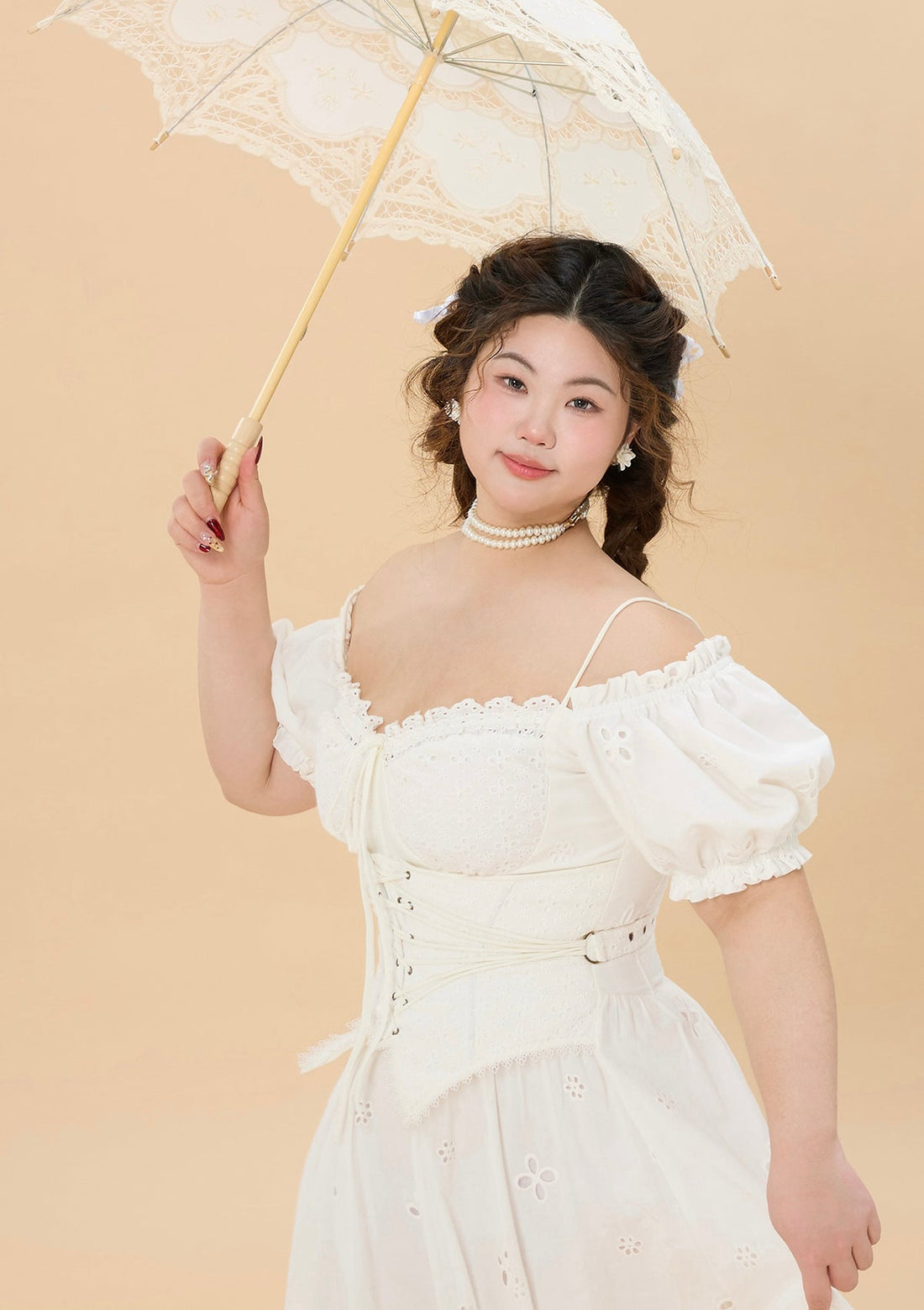 Curve &amp; Plus &quot;I Flipped&quot; Corset Dress