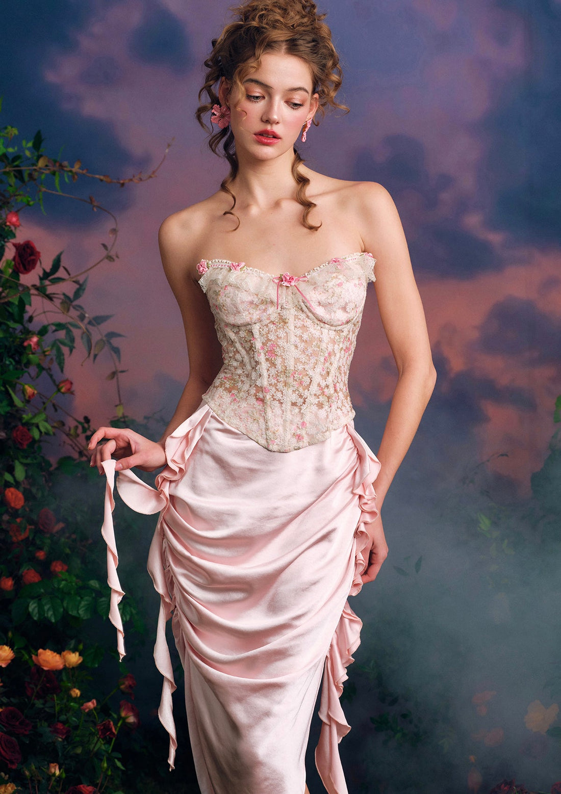 &quot;Star Floral Loli&quot; Corset