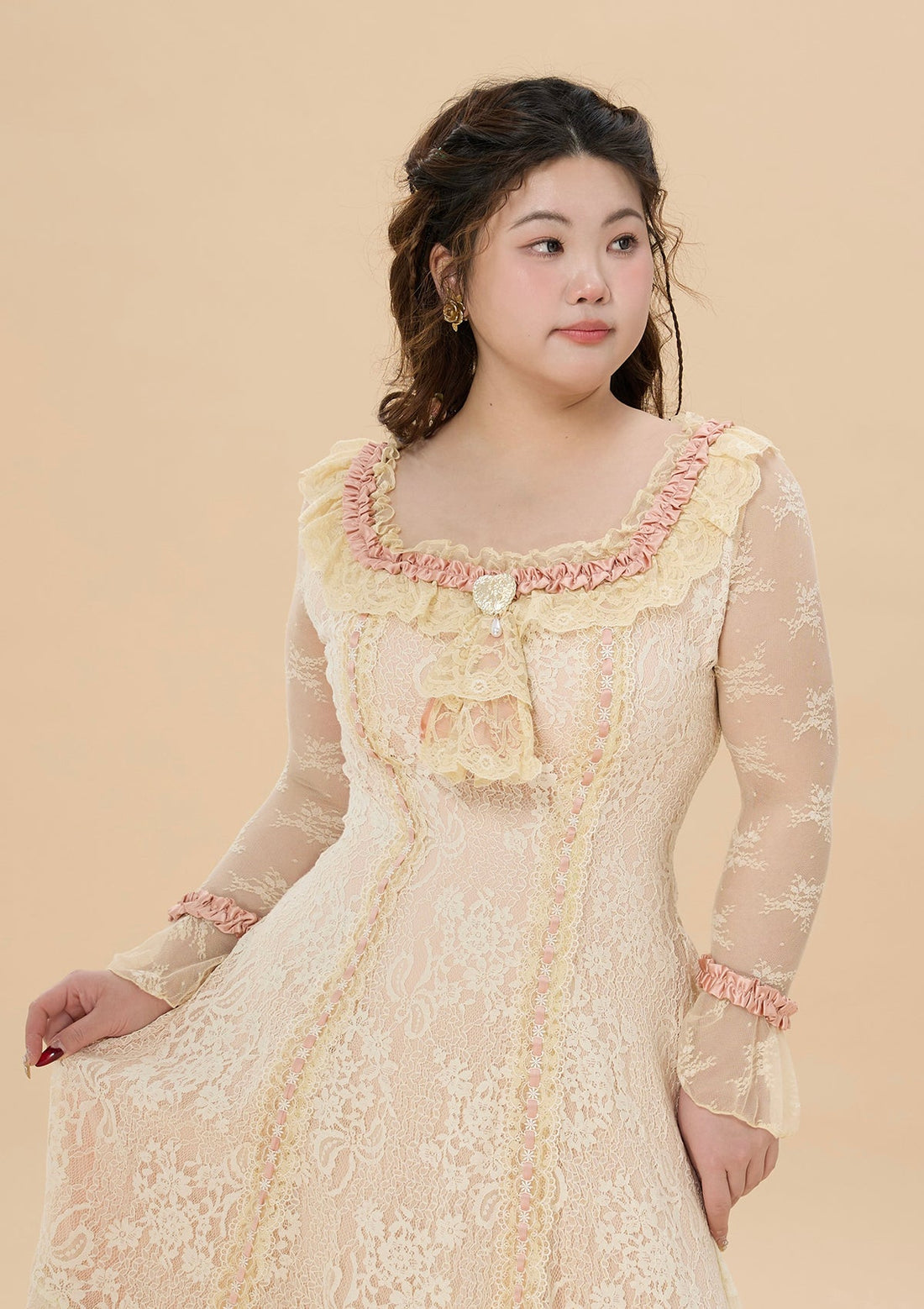 Curve &amp; Plus Dreamland Novelist Knit Dress