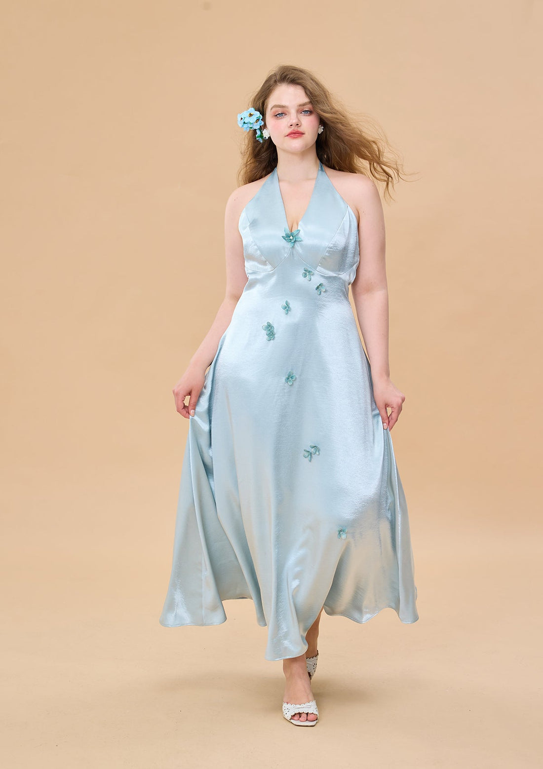 Curve &amp; Plus Butterfly Pearl Dress