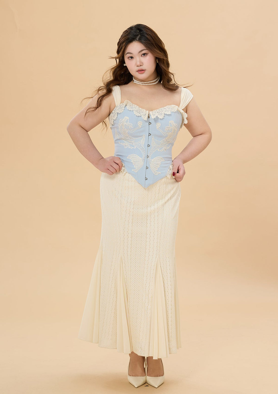 Curve &amp; Plus Mermaid Princess Corset