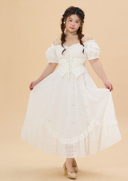 Curve &amp; Plus &quot;I Flipped&quot; Corset Dress