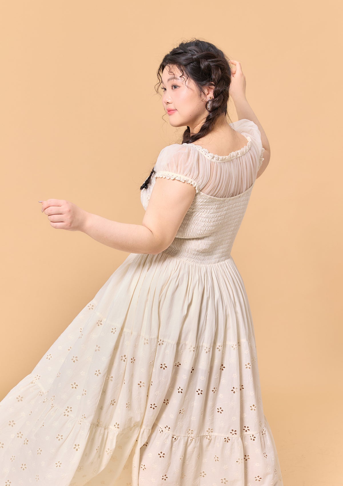 Curve &amp; Plus Little White Rabbit Dress