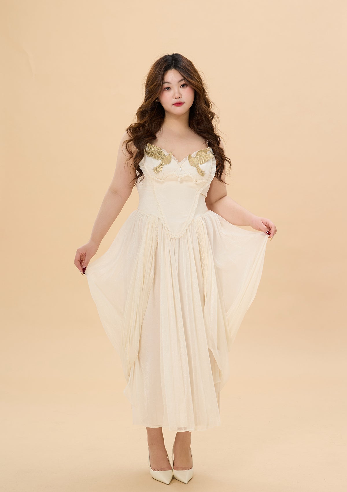 Curve &amp; Plus &quot;Date With An Angel&quot;Corset Dress