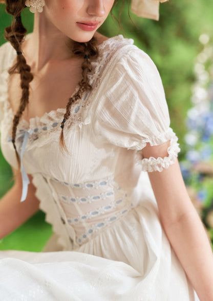 Dear White Pages Corset Dress