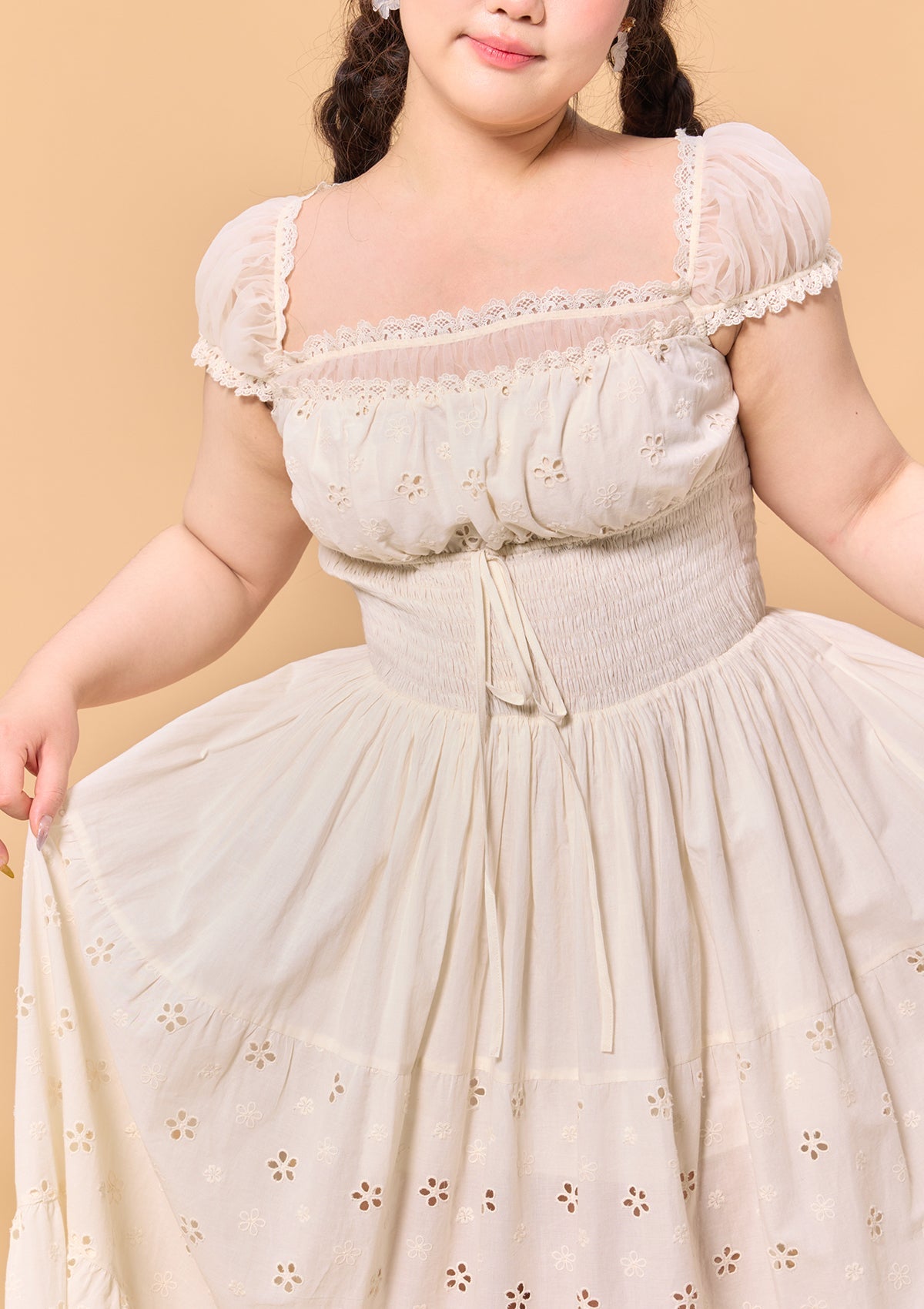 Curve &amp; Plus Little White Rabbit Dress