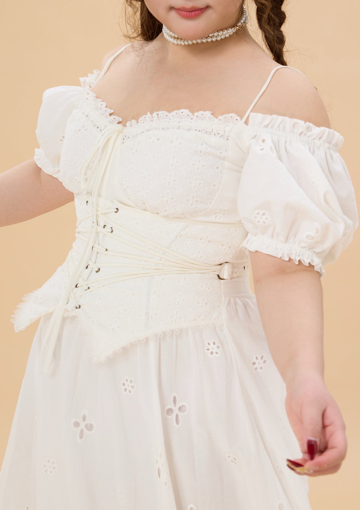 Curve &amp; Plus &quot;I Flipped&quot; Corset Dress