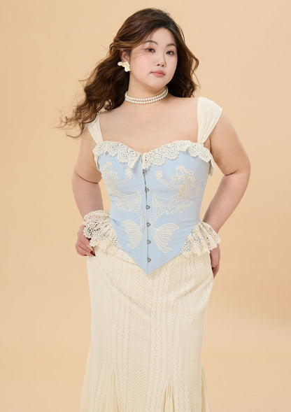 Curve &amp; Plus Mermaid Princess Corset