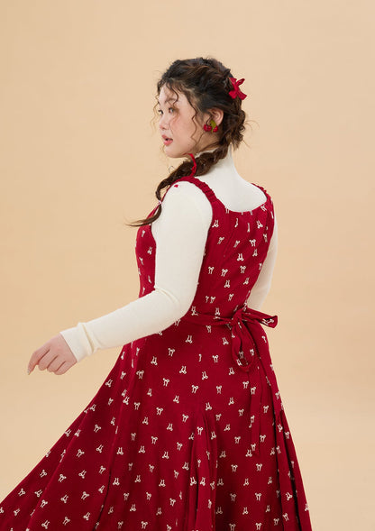 Curve &amp; Plus Strawberry Newspaper Office Dress