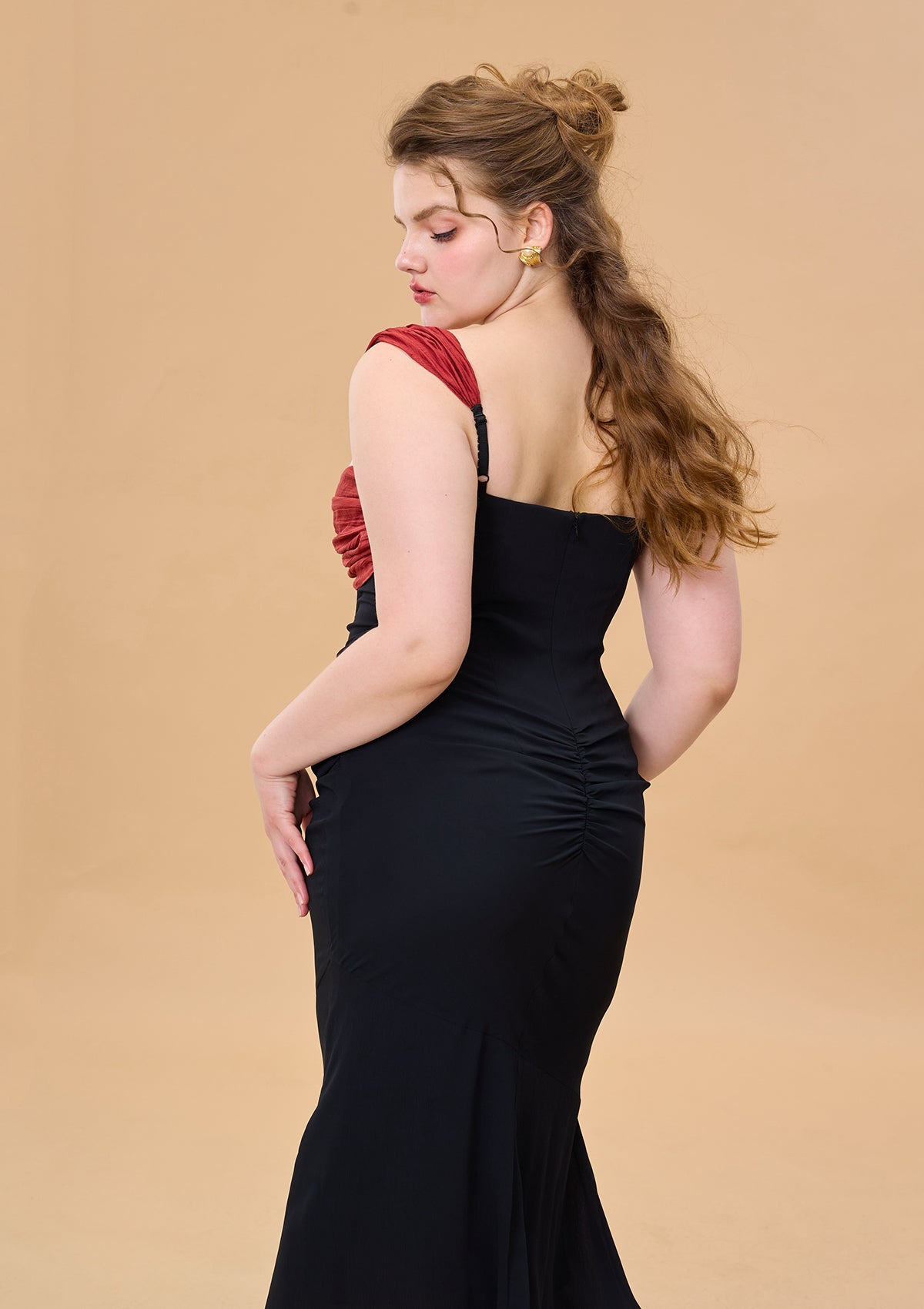 Curve &amp; Plus Shaking the Wine Glass Corset Dress