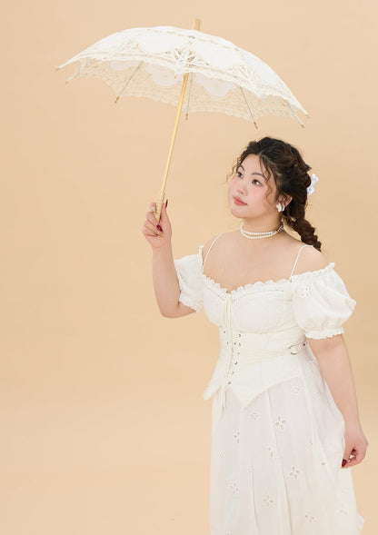 Curve &amp; Plus &quot;I Flipped&quot; Corset Dress