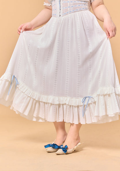 Curve &amp; Plus Dear White Pages Dress
