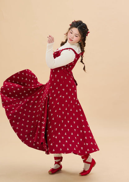 Curve &amp; Plus Strawberry Newspaper Office Dress