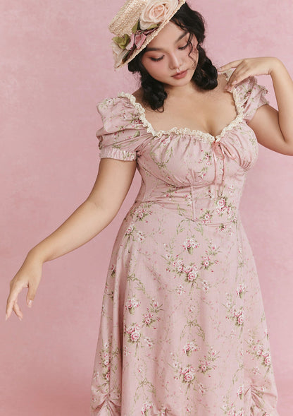 Curve &amp; Plus Rosa Rubus Story Corset Dress