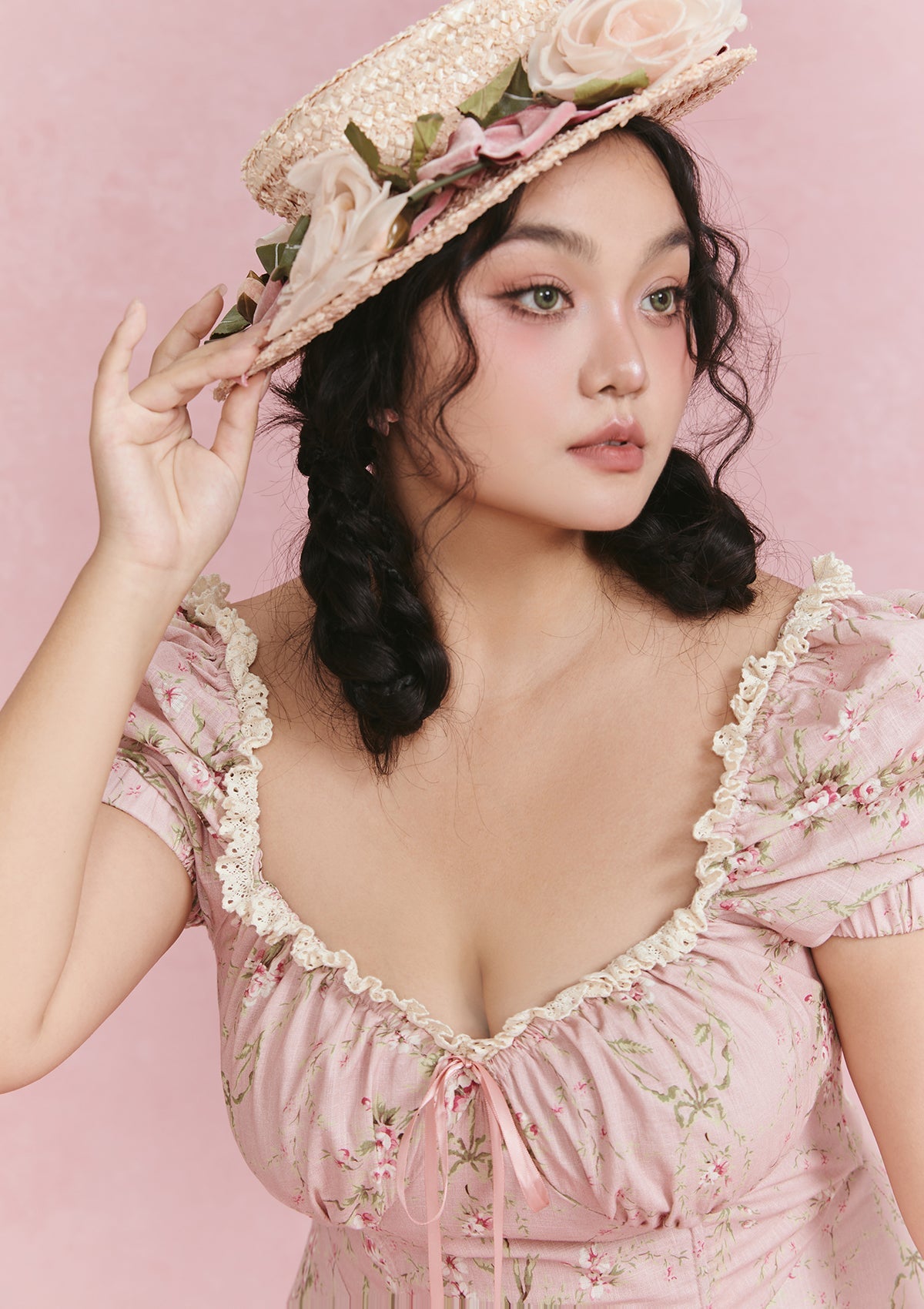 Curve &amp; Plus Rosa Rubus Story Corset Dress