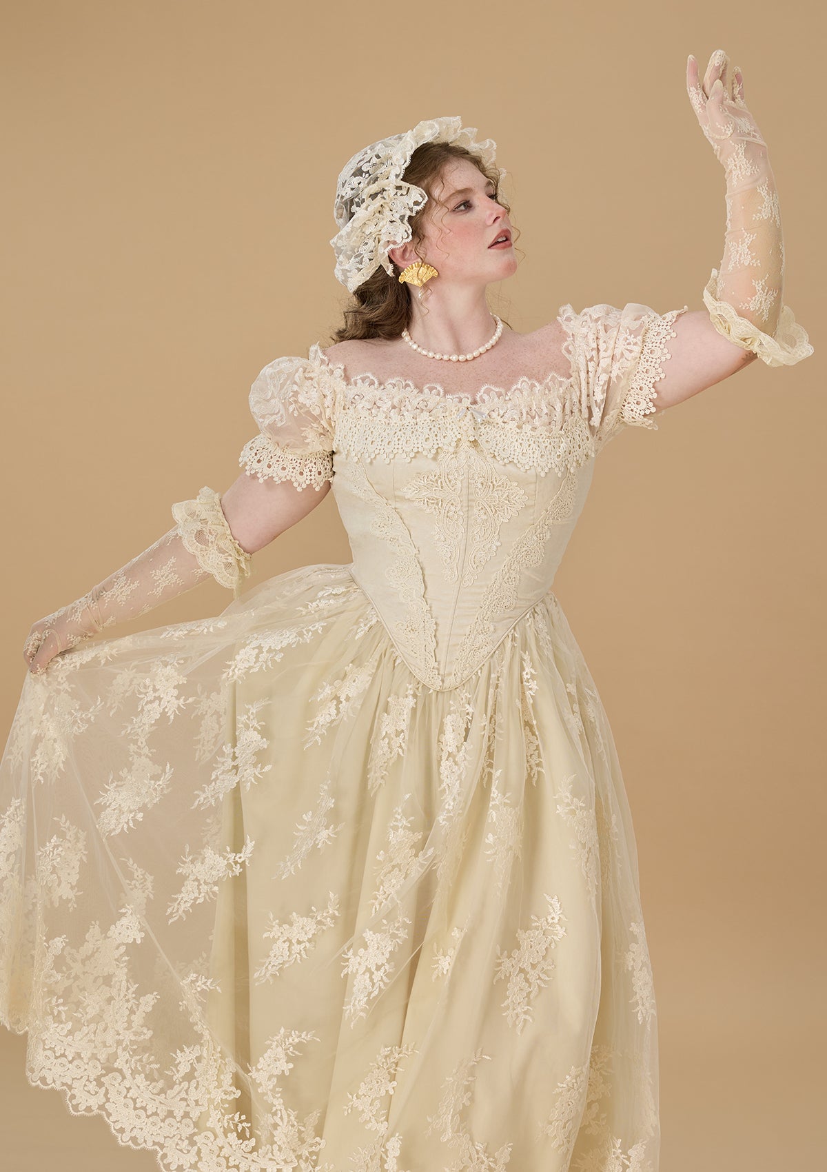 Curve &amp; Plus The Tear of Blossom and Candle Corset Dress
