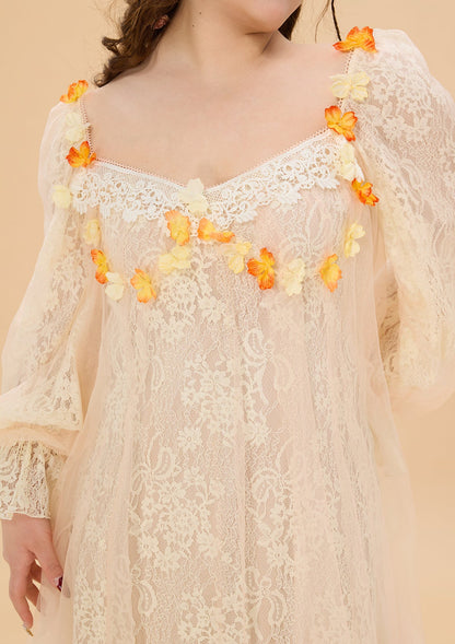 Curve &amp; Plus Sunset &amp; Orange Ocean Dress