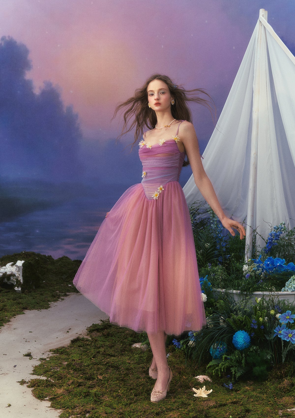 &quot;Le Bassin Aux Nympheas&quot;Dress