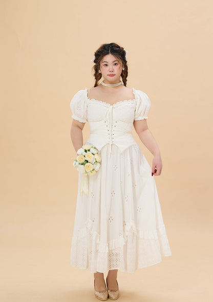 Curve &amp; Plus &quot;I Flipped&quot; Corset Dress